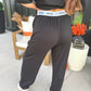 PREORDER: Tee & Boxer Pant Set in Black // eta Nov - Early Dec