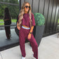 PREORDER: Tee & Boxer Pant Set in Wild Mulberry // eta Nov - Early Dec