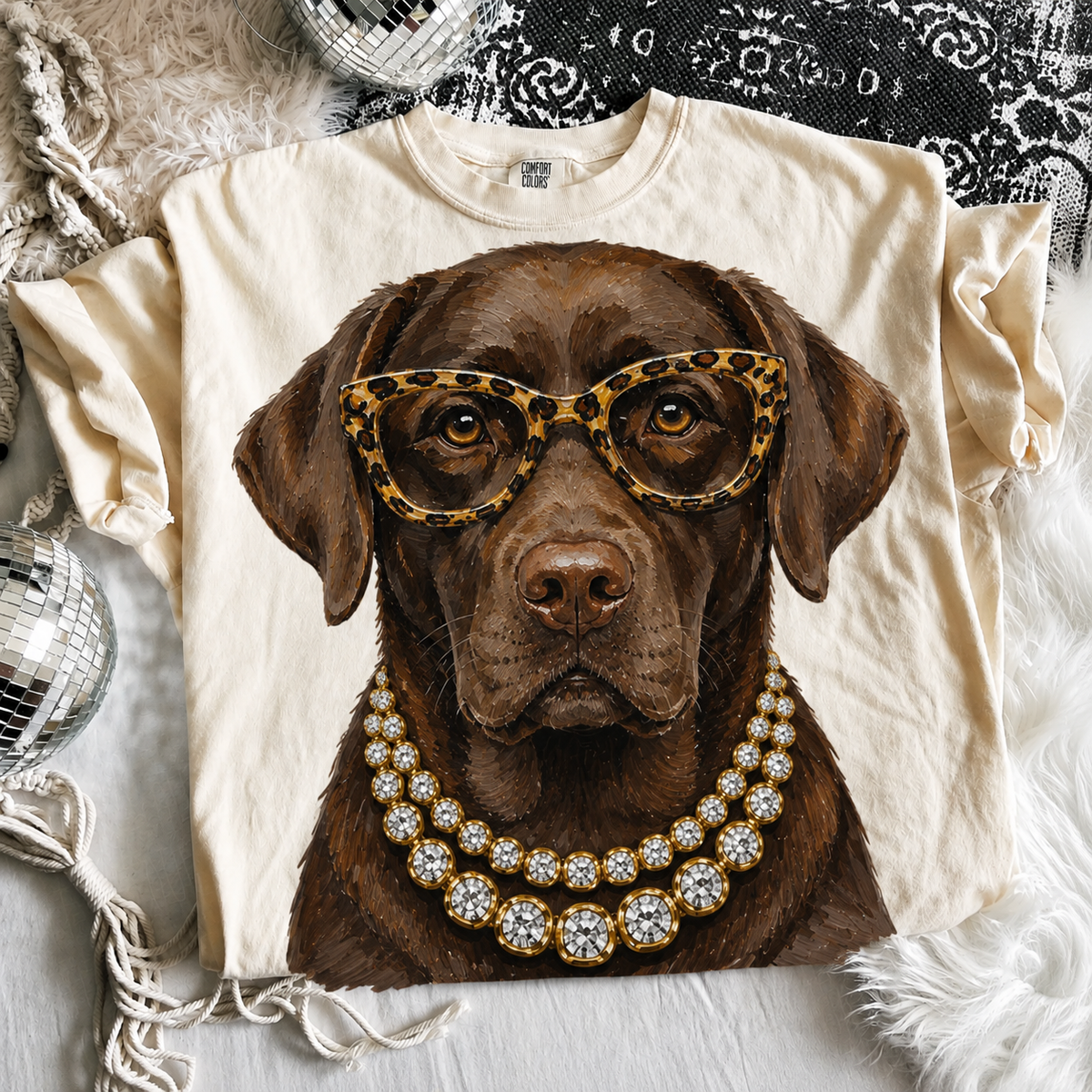 Chocolate Lab (Ivory)