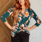 Shay Teal Floral Top