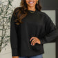 Relaxed Scuba Pullover in Black