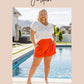Enough Anyways Floral Cardigan in Burnt Orange