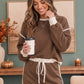Coffee Run Mocha Sweatshirt and Mini Skort Set
