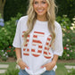 White Stars and Stripes '250' Top