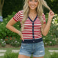 Stars and Stripes Forever Knit Top