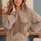 Wild Star Leopard Studded Sweatshirt