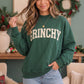 Grinchy Vibes Only Oversized Holiday Sweatshirt