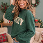 Grinchy Vibes Only Oversized Holiday Sweatshirt