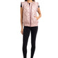 PREORDER: Blush Metallic Quilted Vest // eta to us Sept