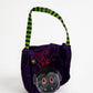 Purple Plush Halloween Mini Tote