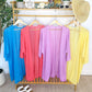 Ellie Cover-Up Kimono - Lemon