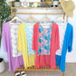 Ellie Cover-Up Kimono - Lemon