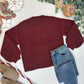Dakota Sweater - Burgundy