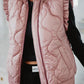PREORDER: Blush Metallic Quilted Vest // eta to us Sept