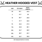 Heather Geometric Hooded Vest - Mustard