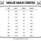 Millie Maxi Dress - Abstract Aqua Breeze