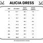 Alicia Dress - Tropical Leaf