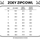 Classic Zoey ZipCowl Sweatshirt - Maple and Fall Foliage