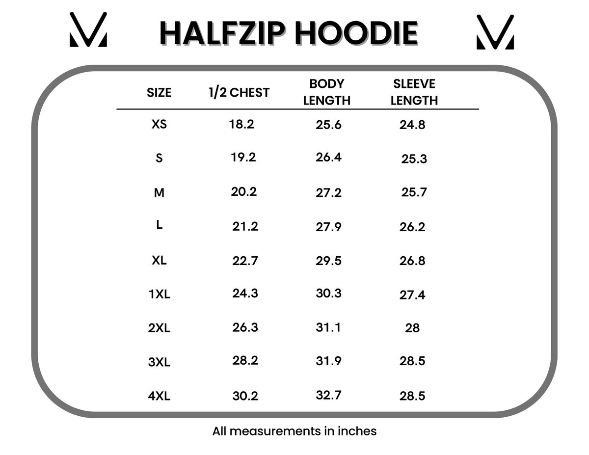 HalfZip Hoodie - Wildflower Meadow