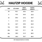 Soft Classic HalfZip Hoodie - Evergreen and Burgundy Stripes