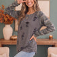 One Tough Cookie Distressed Raglan Top