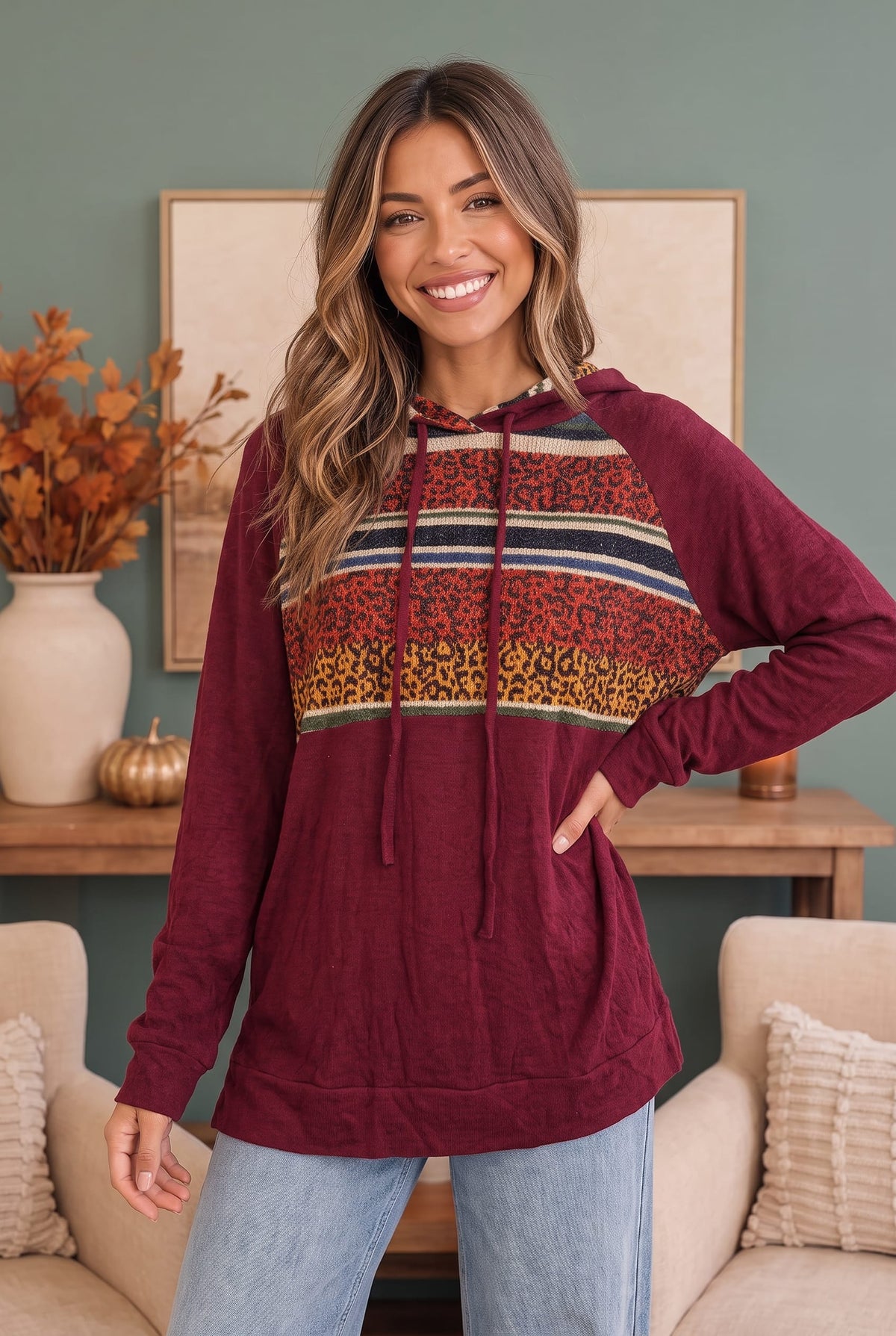 Favorite Hoodie in Burgundy