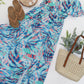 Millie Maxi Dress - Abstract Aqua Breeze