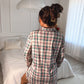 PREORDER: Long Sleeve Sleep Dress in Plaid Tidings // eta early December