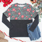 Natalie Pullover - Poinsettia Nights