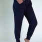 Navy Solid Pants