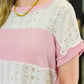 Gia Ribbed Top in Pink