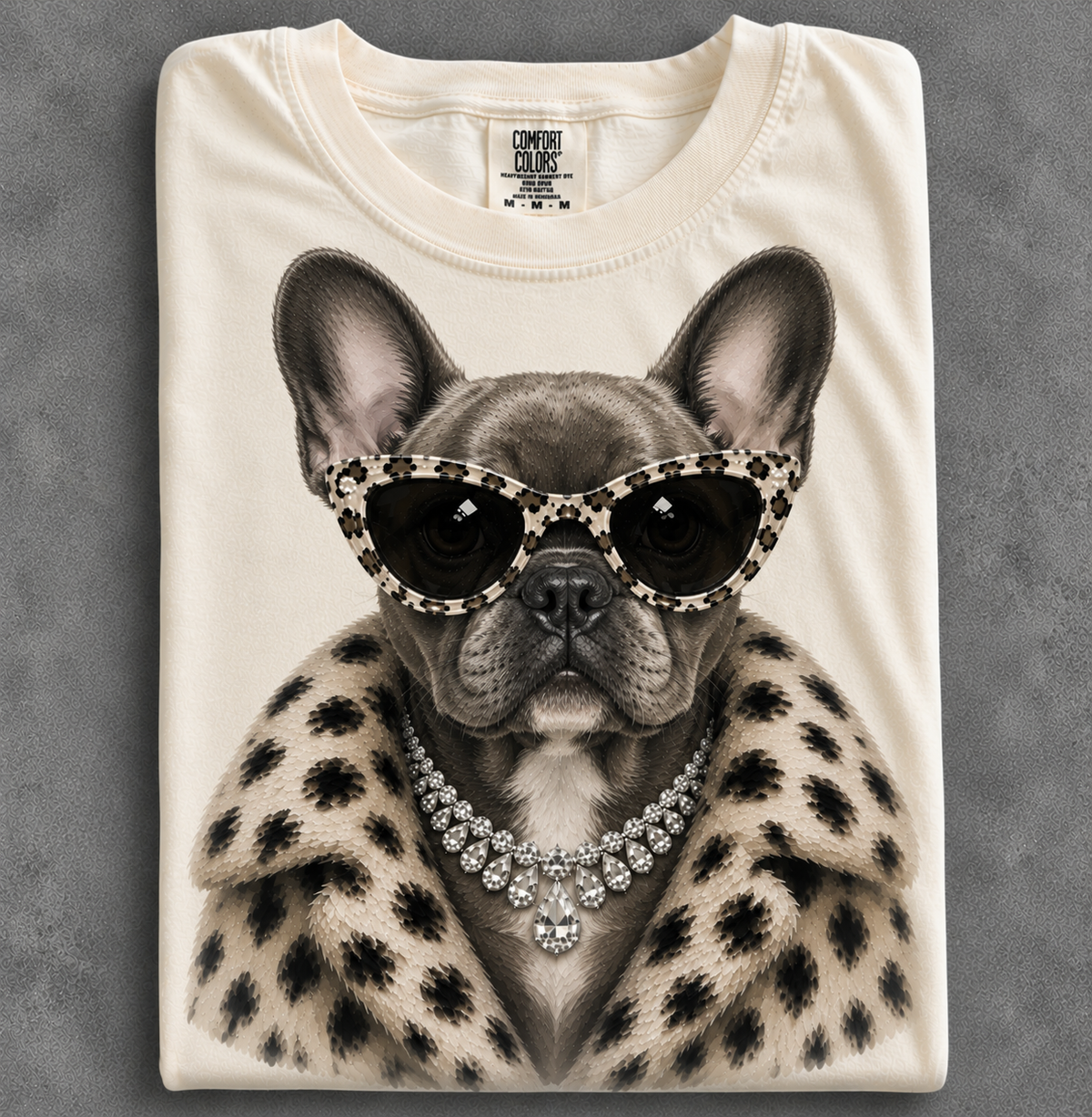 Blue Frenchie (Ivory)