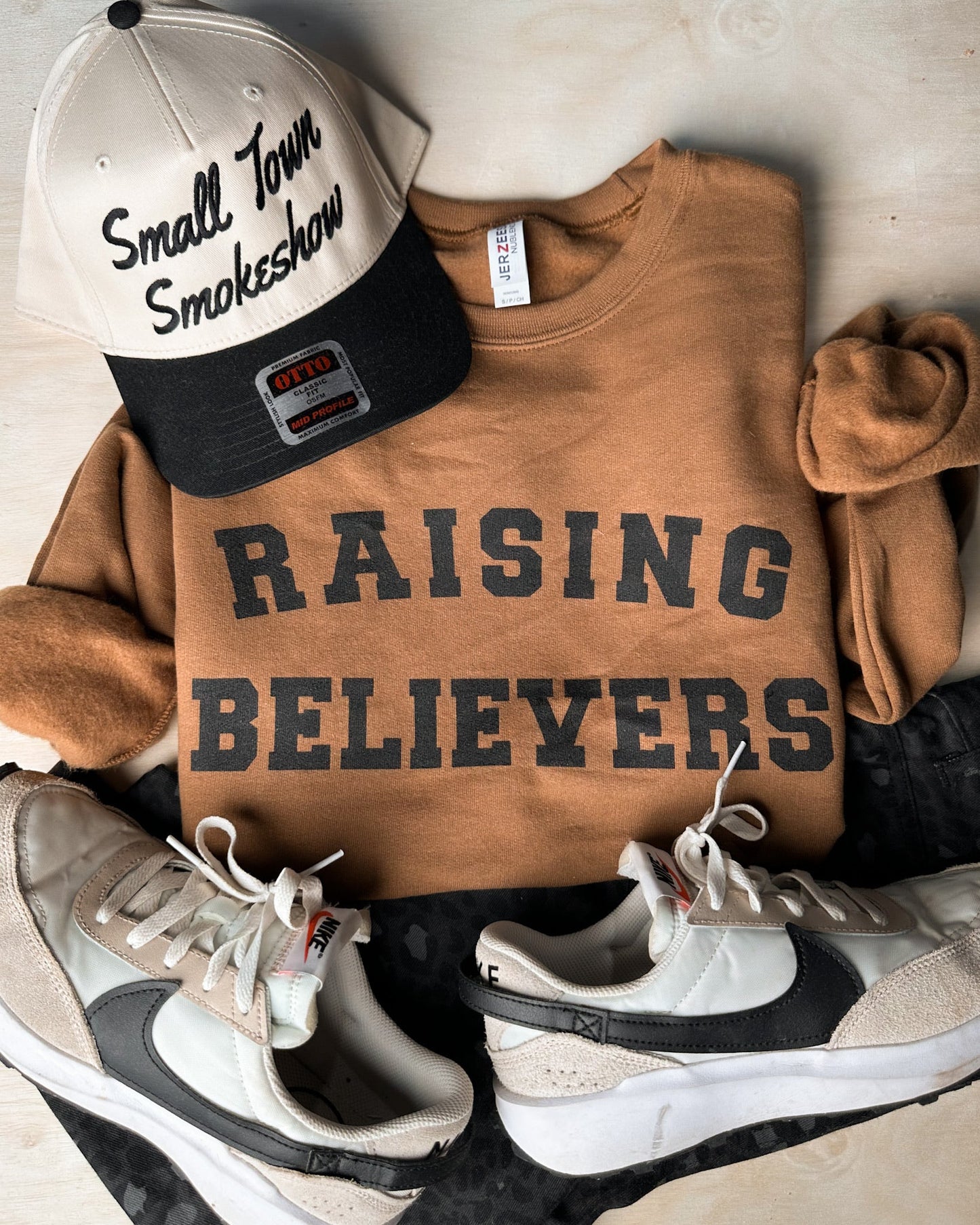 PREORDER: Raising Believers Pecan Colored Sweatshirt //free ship today // CLOSES 8/28/26