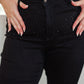 Reese Rhinestone Slim Fit Jeans in Black - Judy Blue
