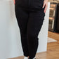 Reese Rhinestone Slim Fit Jeans in Black - Judy Blue