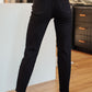 Reese Rhinestone Slim Fit Jeans in Black - Judy Blue
