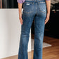 Rose High Rise 90's Straight Jeans in Dark Wash - Judy Blue