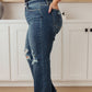 Rose High Rise 90's Straight Jeans in Dark Wash - Judy Blue