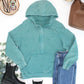 Ryker Vintage Wash Hoodie- Teal