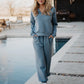 PREORDER: Olive Two-Piece Pants Set // eta early Sept