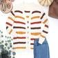 Fall Striped Cardigan