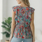 Flirting in the Museum Emerald Blouse