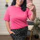 *ships free today* Black Polka Dot Drawstring Skort