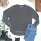 Vintage Wash Pullover - Black
