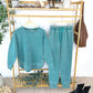 Vintage Wash Joggers - Teal