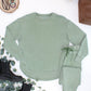 Vintage Wash Pullover - Olive