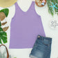 Vera V Neck Tank - Lavender