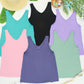 Vera V Neck Tank - Teal