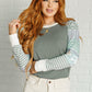Very Curious Mixed Print Top
