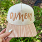 PREORDER: Amen Stripe Cap // ships in 1-2 weeks